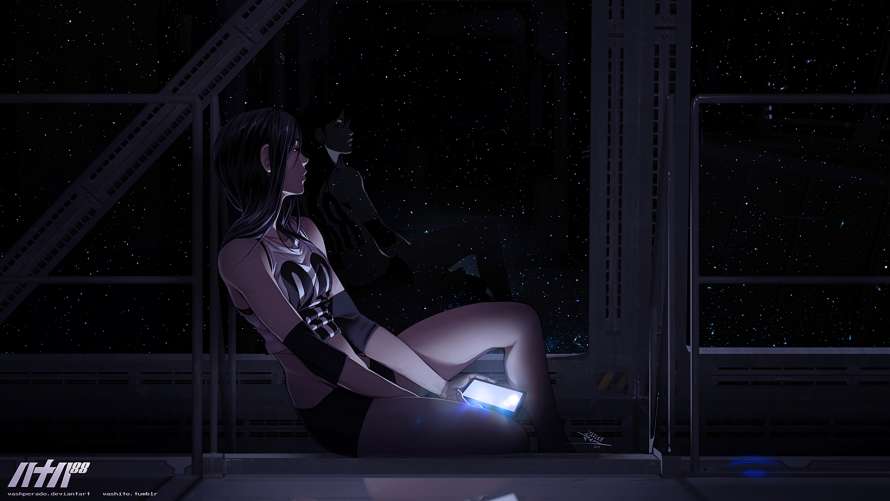 2k反射壁纸-艺术品壁纸和星星-带水印的壁纸分享「哲风壁纸」