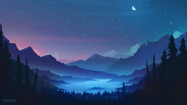 4k夜晚壁纸 - 山 - 湖 - 夜景「哲风壁纸」 4k夜晚壁纸 - 山 - 湖 - 夜景「哲风壁纸」
