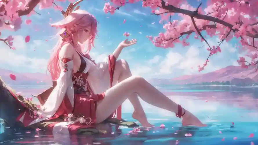 4k原神壁纸 - 八重神子 - 电脑壁纸 - wallpaper「哲风壁纸」