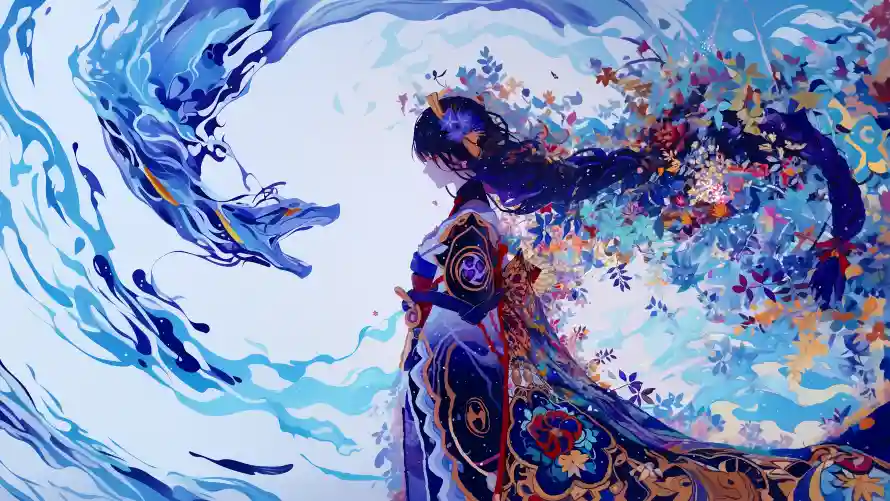 4k原神壁纸 - 雷电将军 - 电脑壁纸 - wallpaper「哲风壁纸」