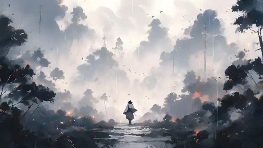 4k武侠壁纸 - 水墨 - 电脑壁纸 - wallpaper「哲风壁纸」