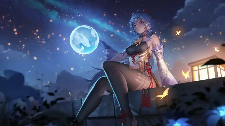 4k原神壁纸 - 甘雨 - 电脑壁纸 - wallpaper「哲风壁纸」