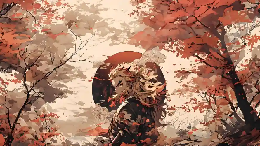 4k鬼灭之刃壁纸 - 炼狱杏寿郎 - 电脑壁纸 - wallpaper「哲风壁纸」