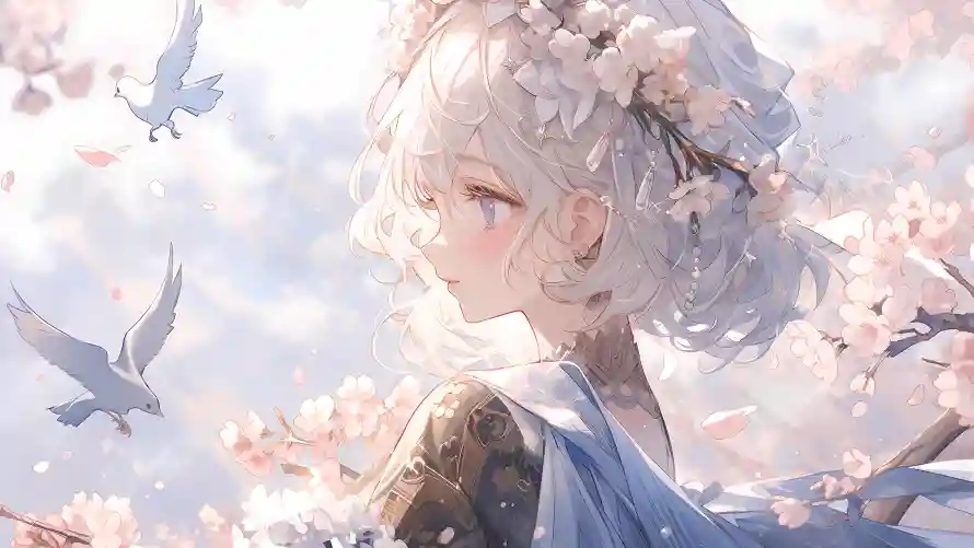 4k插画壁纸 - 嫁/出水芙蓉 - 电脑壁纸 - wallpaper「哲风壁纸」
