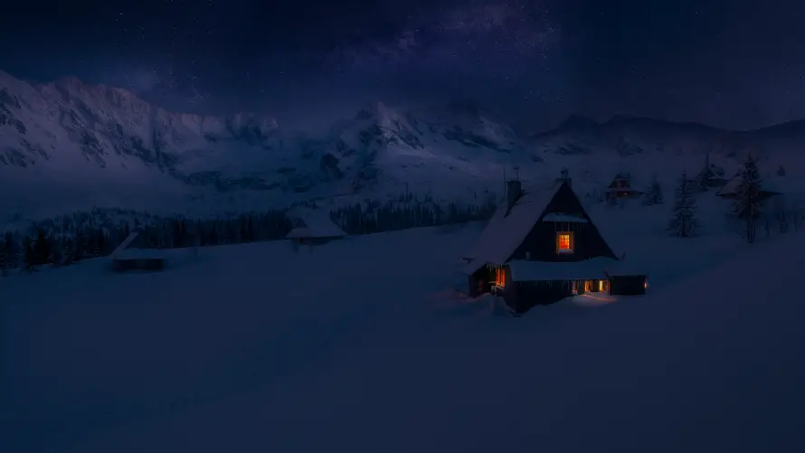 4k小屋壁纸 - 雪 - 电脑壁纸 - wallpaper「哲风壁纸」 4k小屋壁纸 - 雪 - 电脑壁纸 - wallpaper「哲风壁纸」