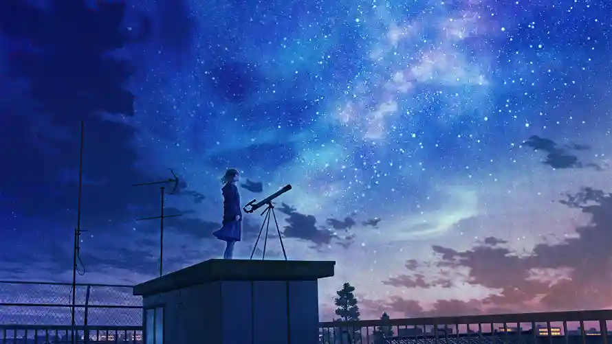 4k插画壁纸 - 星空 - 电脑壁纸 - wallpaper「哲风壁纸」