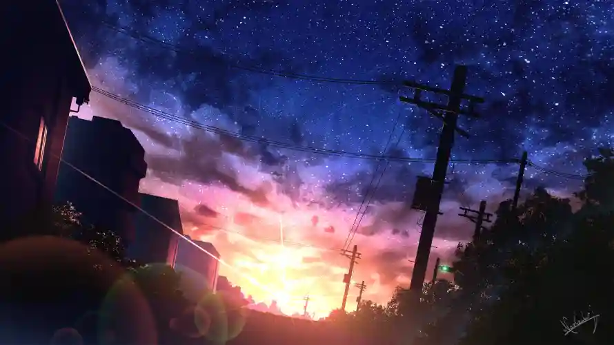 4k星空壁纸 - 风景 - 电脑壁纸 - wallpaper「哲风壁纸」