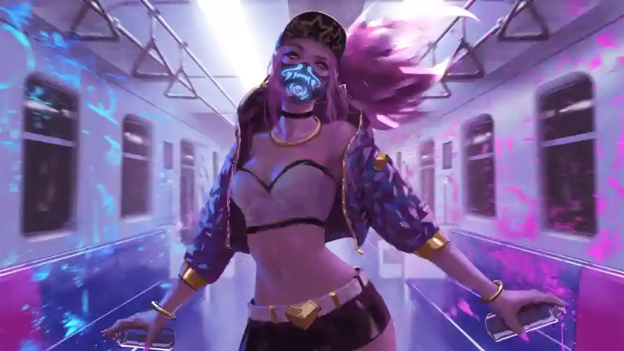 4k阿卡丽壁纸 - 英雄联盟 - 电脑壁纸 - wallpaper「哲风壁纸」