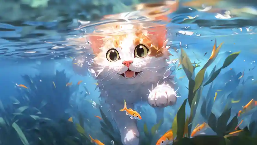 4k小猫壁纸 - 绘画 - 电脑壁纸 - wallpaper「哲风壁纸」