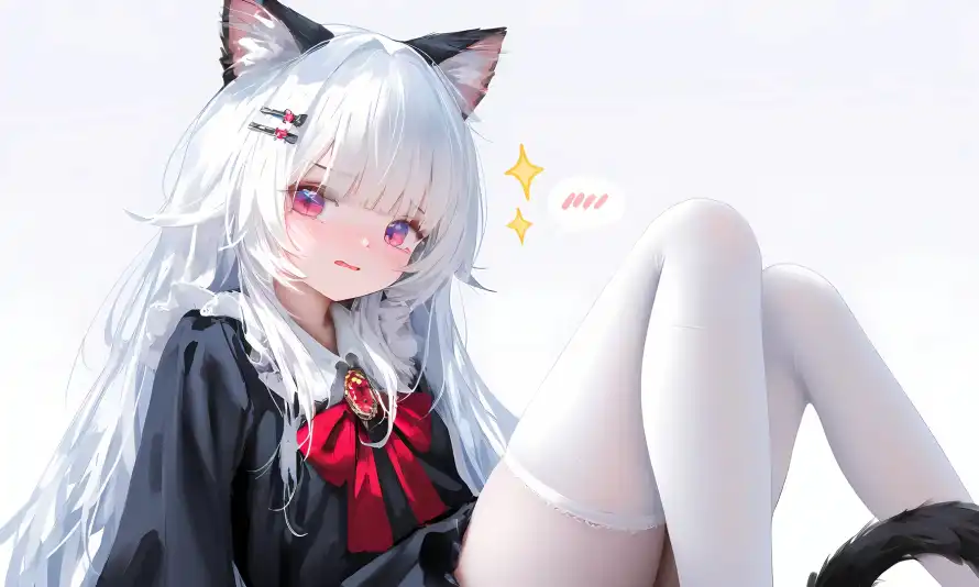 4kAI壁纸 - 少女 - 白丝 - wallpaper「哲风壁纸」