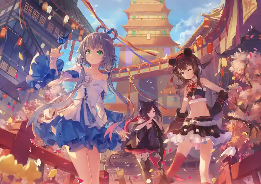 4k少女壁纸 - 洛天依 - 电脑壁纸 - wallpaper「哲风壁纸」