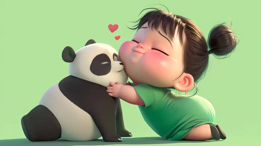 4k熊猫壁纸 - 小胖麽 - 电脑壁纸 - wallpaper「哲风壁纸」