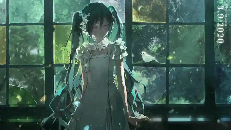 4k初音壁纸 - 绿 - 电脑壁纸 - wallpaper「哲风壁纸」 4k初音壁纸 - 绿 - 电脑壁纸 - wallpaper「哲风壁纸」