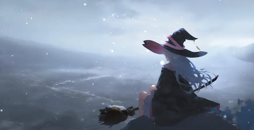 4k魔女壁纸 - 扫把巫女 - 电脑壁纸 - wallpaper「哲风壁纸」 4k魔女壁纸 - 扫把巫女 - 电脑壁纸 - wallpaper「哲风壁纸」