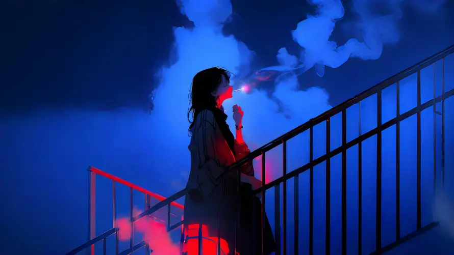 4k插画壁纸 - 氟化情 - 电脑壁纸 - wallpaper「哲风壁纸」