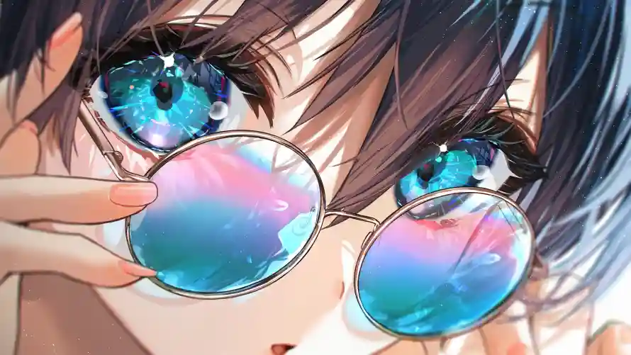4k女孩壁纸 - 彩色 - 眼睛 - wallpaper「哲风壁纸」