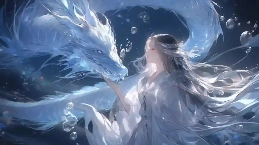 4k插画壁纸 - 出水芙蓉 - 电脑壁纸 - wallpaper「哲风壁纸」