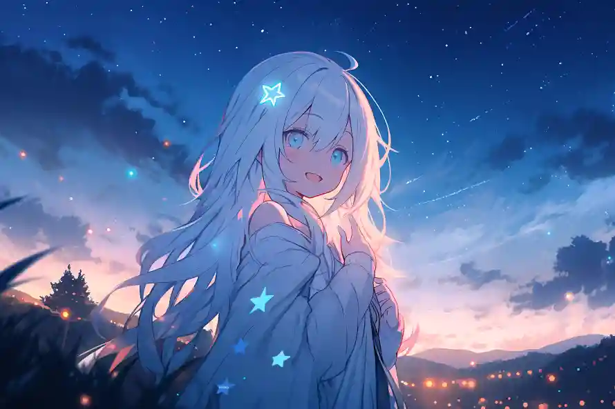 5k插画壁纸-星/出水芙蓉壁纸和-壁纸分享「哲风壁纸」