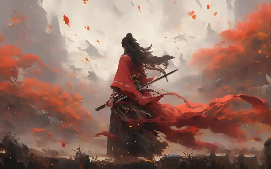 4k剑客壁纸 - 红装 - 电脑壁纸 - wallpaper「哲风壁纸」 4k剑客壁纸 - 红装 - 电脑壁纸 - wallpaper「哲风壁纸」