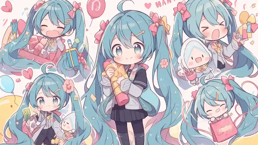 3k动漫壁纸-初音未来和-壁纸推荐「哲风壁纸」