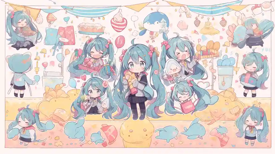 3k动漫壁纸-初音未来和-热门的壁纸「哲风壁纸」