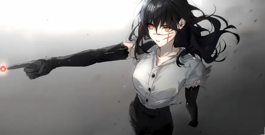 4k少女壁纸 - 黑色 - 电脑壁纸 - wallpaper「哲风壁纸」