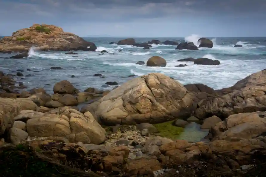 4k大海壁纸 - 岩石 - 海天 - wallpaper「哲风壁纸」