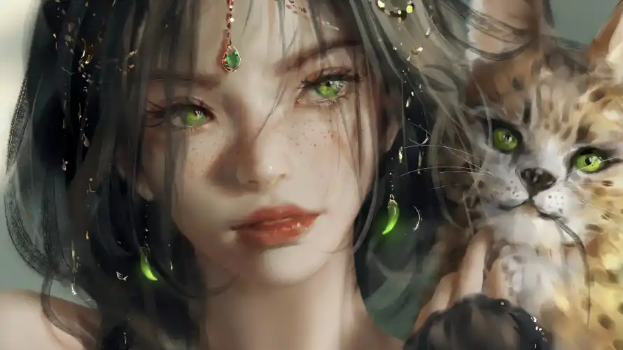 4k动漫壁纸 - 鬼刀美女 - 电脑壁纸 - wallpaper「哲风壁纸」