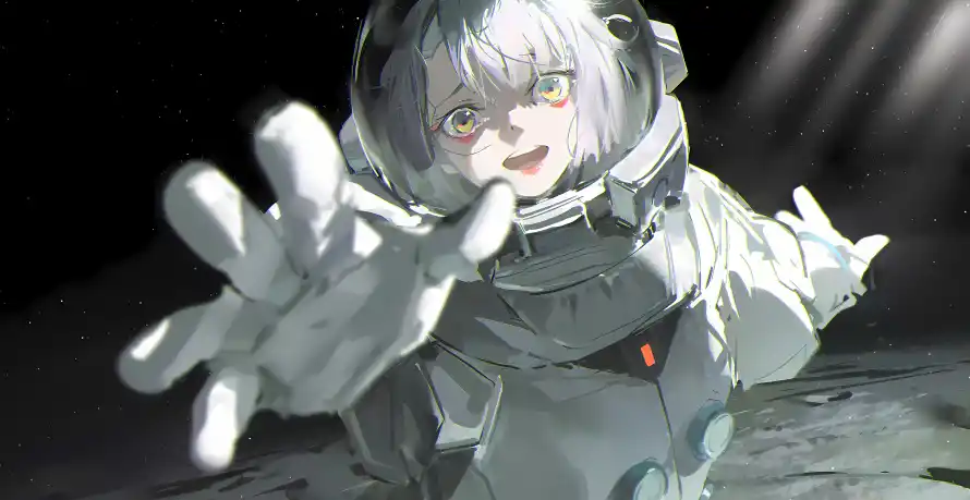 4k太空壁纸-少女和-免费下载「哲风壁纸」