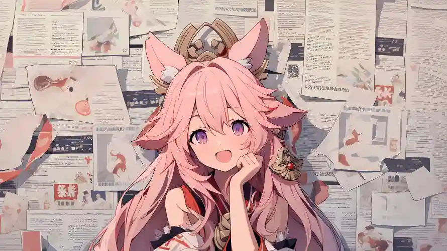 4k原神壁纸 - 八重神子 - 电脑壁纸 - wallpaper「哲风壁纸」