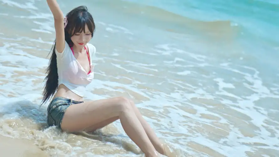 4k美女壁纸 - 海 - 电脑壁纸 - wallpaper「哲风壁纸」