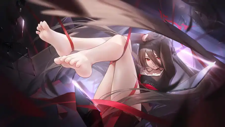 4k少女壁纸 - 红绳 - 电脑壁纸 - wallpaper「哲风壁纸」