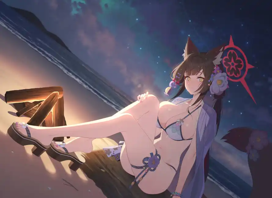 4k泳装壁纸 - 若藻 - 蔚蓝档案 - wallpaper「哲风壁纸」