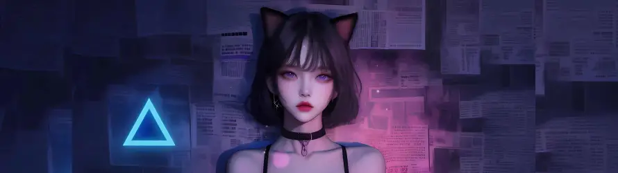 5k兽耳壁纸-动漫少女和猫耳-热门的壁纸「哲风壁纸」