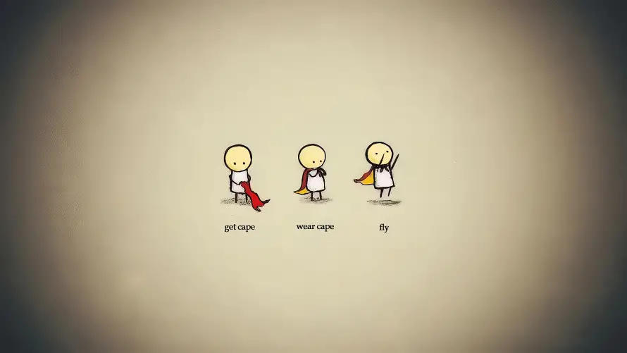 3k偏黄壁纸-小人 - -壁纸分享「哲风壁纸」
