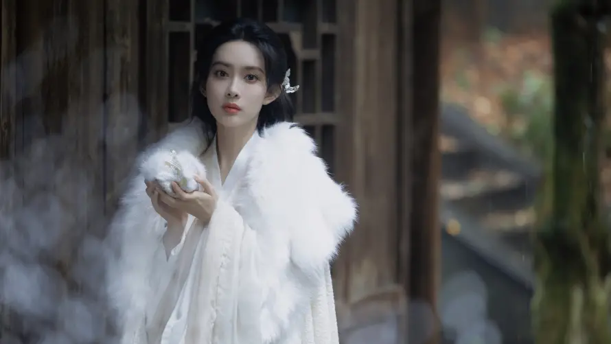 4k古装壁纸 - 白衣 - 女明星 - 孟子义「哲风壁纸」