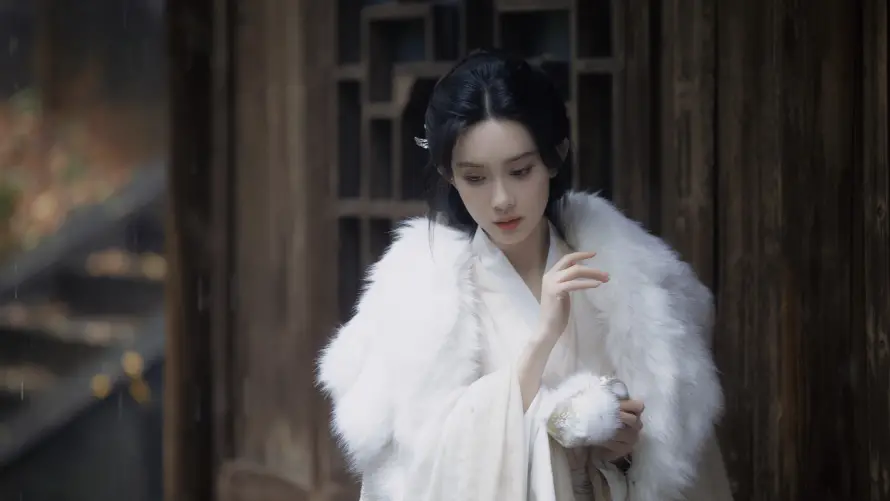 4k女明星壁纸-孟子义壁纸和古装美女-唯美古风「哲风壁纸」