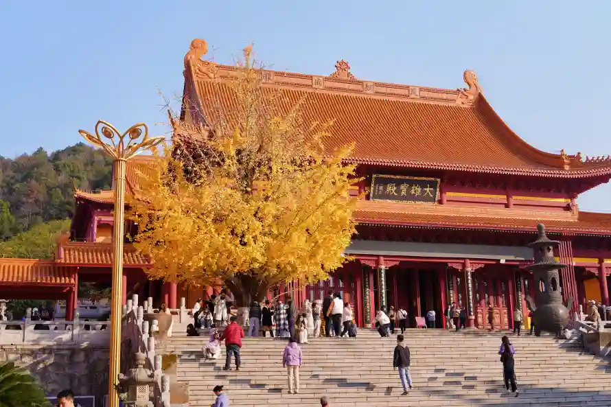 4k古寺壁纸 - 唯美 - 寺庙 - 秋日「哲风壁纸」