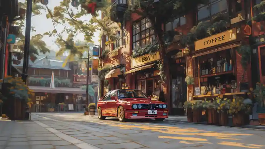 4k街道壁纸 - 汽车 - 跑车 - 唯美「哲风壁纸」