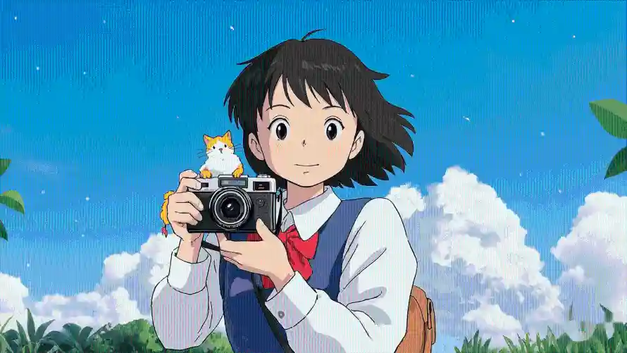 4k少女壁纸 - 日式 - 清新 - 猫咪「哲风壁纸」