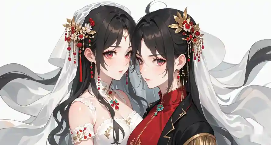 2k双人壁纸-古风美女 - 唯美-免费下载「哲风壁纸」