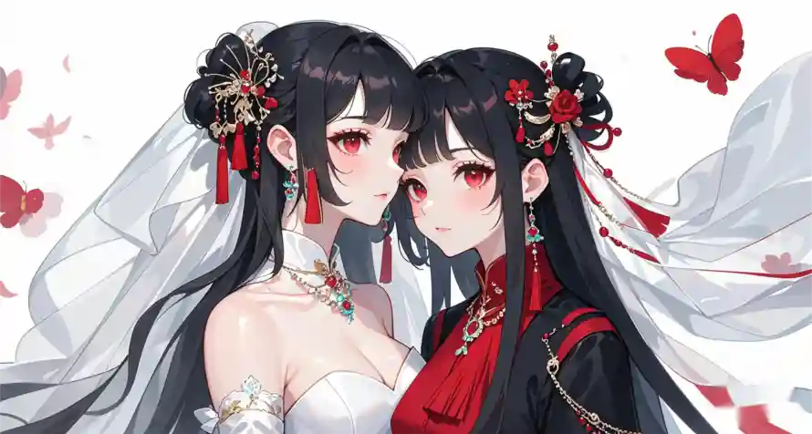 4k双人壁纸 - 唯美 - 姐妹 - 古风美女「哲风壁纸」 4k双人壁纸 - 唯美 - 姐妹 - 古风美女「哲风壁纸」