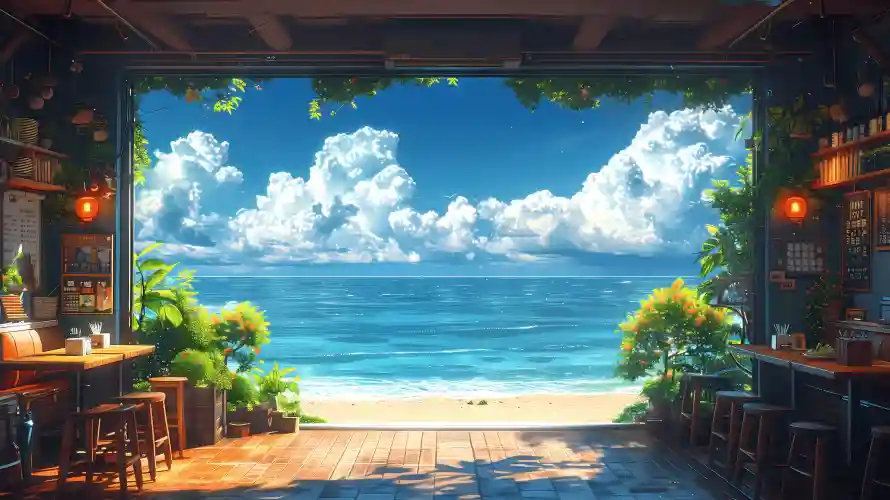4k夏日壁纸 - 大海 - 海滨 - 蓝天白云「哲风壁纸」 4k夏日壁纸 - 大海 - 海滨 - 蓝天白云「哲风壁纸」