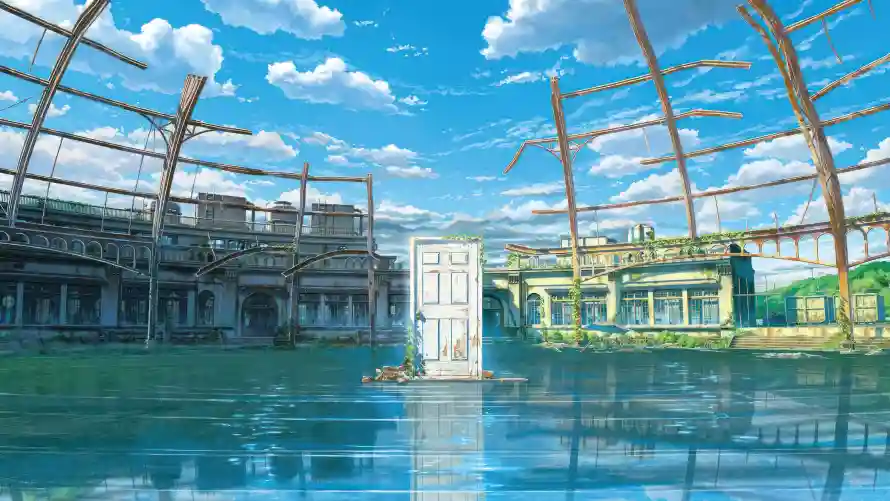 4k新海诚壁纸 - 动画建筑 - 奇幻场景 - 水中门扉「哲风壁纸」 4k新海诚壁纸 - 动画建筑 - 奇幻场景 - 水中门扉「哲风壁纸」