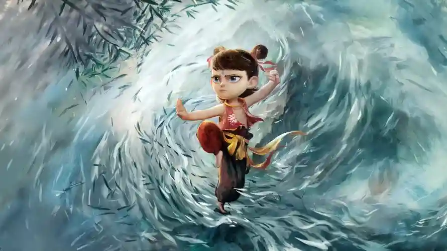 8k哪吒壁纸-动画角色和哪吒闹海-奇幻场景「哲风壁纸」