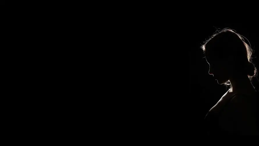 4k合图壁纸 - 插图 - 人物剪影 - 黑色背景「哲风壁纸」