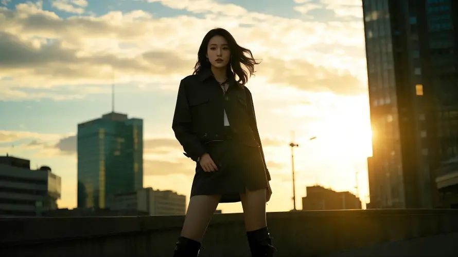 4k人物壁纸 - 夕阳 - 日落 - 背影「哲风壁纸」 4k人物壁纸 - 夕阳 - 日落 - 背影「哲风壁纸」