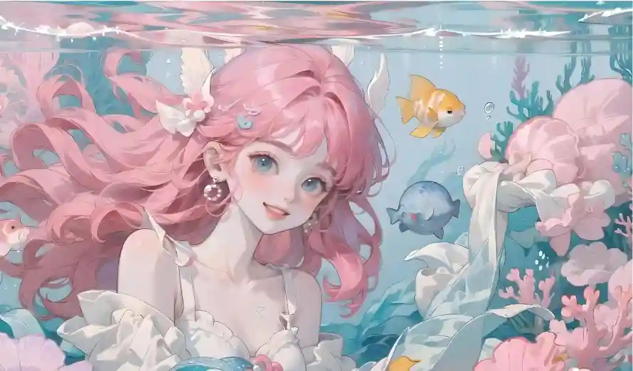 4k动漫壁纸 - 少女 - 海底 - 美人鱼「哲风壁纸」 4k动漫壁纸 - 少女 - 海底 - 美人鱼「哲风壁纸」