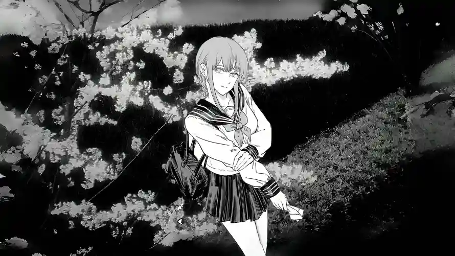 4k插画壁纸 - 背景 - 黑白 - 动漫少女「哲风壁纸」 4k插画壁纸 - 背景 - 黑白 - 动漫少女「哲风壁纸」