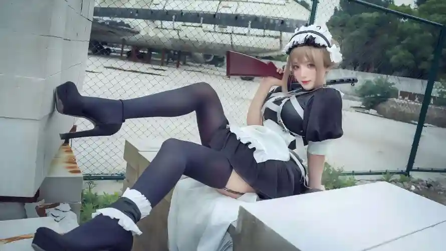 5k个性壁纸-女仆装与美女-cosplay「哲风壁纸」